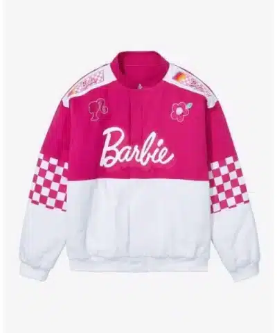 Barbie checked Racing Jacket