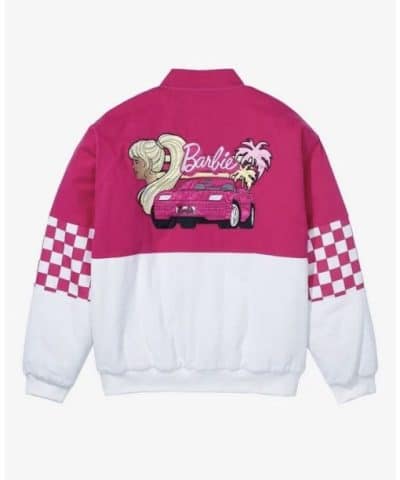 Barbie Checked Racing Jacket Back